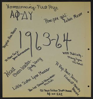Beta Gamma Chapter Life and Campus Activities Scrapbook, Page 48