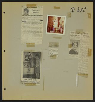 Beta Gamma Chapter Life and Campus Activities Scrapbook, Page 39