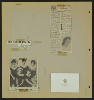 Beta Gamma Chapter Life and Campus Activities Scrapbook, Page 34