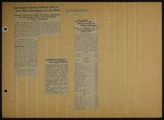 Marie Suttle Clippings Scrapbook, Page 2