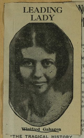 Leading Lady: "The Tragical History of Dr. Faustus" Newspaper Clipping, c. 1924-1932