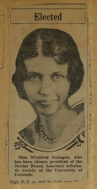 Elected Newspaper Clipping, c. 1924-1932