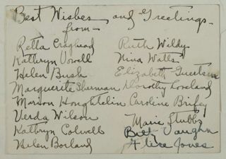 Craghead, Vowell, et al. to Unknown Card
