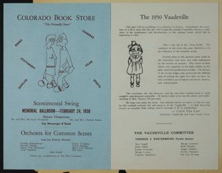 Common Scents: Fantasy in Fragrance Vaudeville Performance Program, 1950