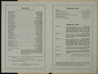 Street Scene Program, December 1-3, 1949