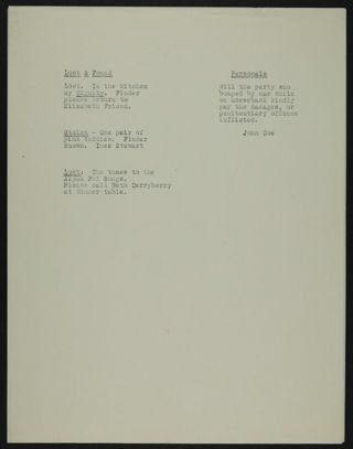 Lost & Found Typescript