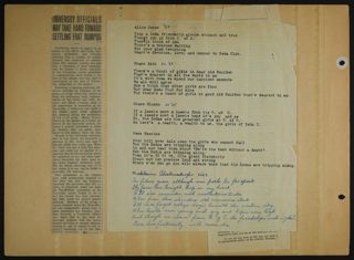 Jones, Akin, Glasco, Emerine, and Blickendorfer Poem, c. 1920s