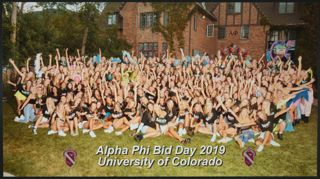 Beta Gamma Chapter Bid Day Group Photograph 2, 2019