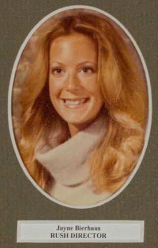 Beta Tau Chapter Composite Detail, Jayne Bierhaus, 1978-1979