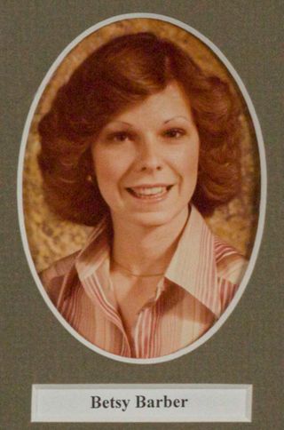 Beta Tau Chapter Composite Detail, Betsy Barber, 1978-1979