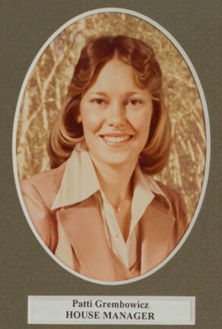 Beta Tau Chapter Composite Detail, Patti Grembowicz, 1977-1978