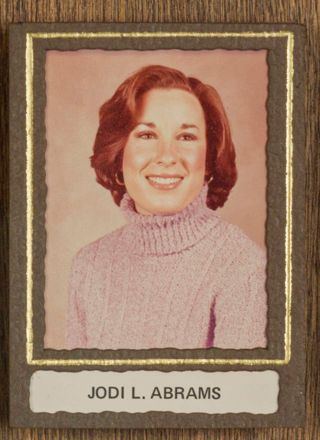 Beta Tau Chapter Composite Detail, Jodi L. Abrams, 1980-1981