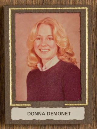 Beta Tau Chapter Composite Detail, Donna Demonet, 1980-1981