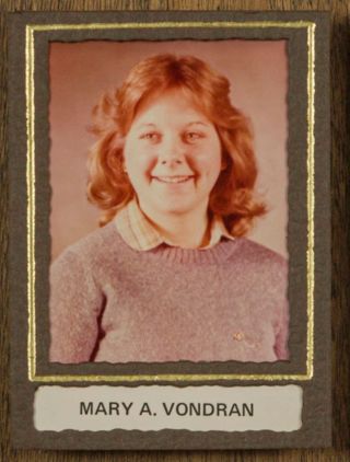 Beta Tau Chapter Composite Detail, Mary A. Vondran, 1980-1981