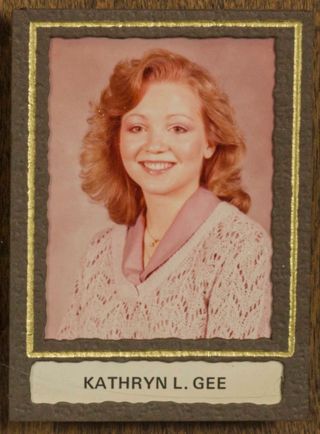 Beta Tau Chapter Composite Detail, Kathryn L. Gee, 1980-1981