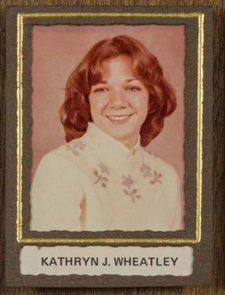 Beta Tau Chapter Composite Detail, Kathryn J. Wheatley, 1980-1981