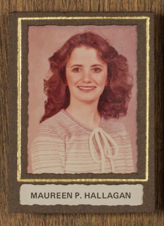 Beta Tau Chapter Composite Detail, Maureen P. Hallagan, 1980-1981