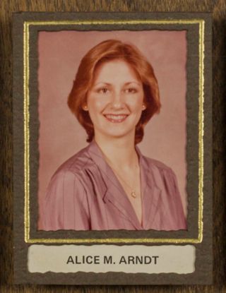 Beta Tau Chapter Composite Detail, Alice M. Arndt, 1980-1981