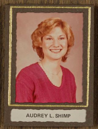 Beta Tau Chapter Composite Detail, Audrey L. Shimp, 1980-1981