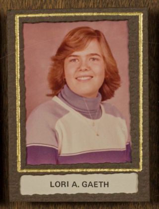 Beta Tau Chapter Composite Detail, Lori A. Gaeth, 1980-1981