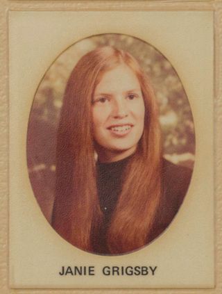 Beta Tau Chapter Composite Detail, Janie Grigsby, 1974-1975