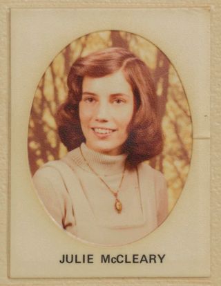 Beta Tau Chapter Composite Detail, Julie McCleary, 1974-1975