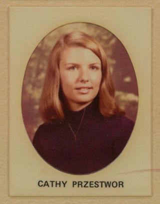 Beta Tau Chapter Composite Detail, Cathy Przestwor, 1974-1975