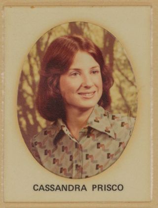 Beta Tau Chapter Composite Detail, Cassandra Prisco, 1974-1975