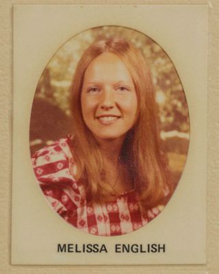 Beta Tau Chapter Composite Detail, Melissa English, 1974-1975