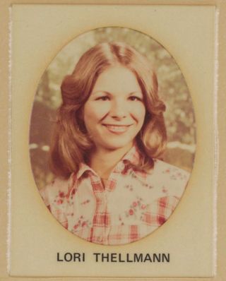 Beta Tau Chapter Composite Detail, Lori Thellmann, 1974-1975