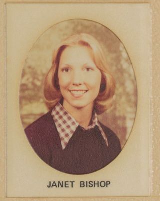 Beta Tau Chapter Composite Detail, Janet Bishop, 1974-1975