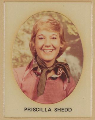 Beta Tau Chapter Composite Detail, Priscilla Shedd, 1974-1975