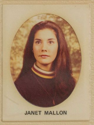 Beta Tau Chapter Composite Detail, Janet Mallon, 1974-1975
