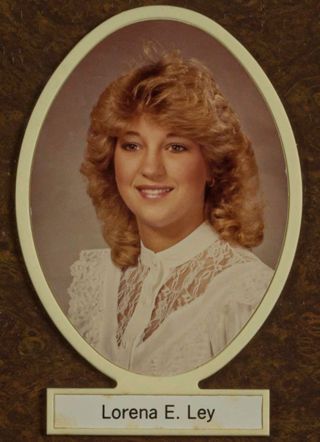 Beta Tau Chapter Composite Detail, Lorena E. Ley, 1983-1984