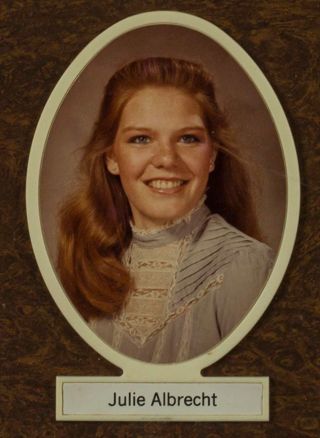 Beta Tau Chapter Composite Detail, Julie Albrecht, 1983-1984