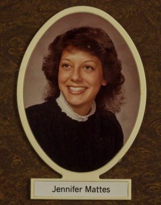 Beta Tau Chapter Composite Detail, Jennifer Mattes, 1983-1984