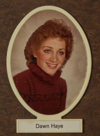 Beta Tau Chapter Composite Detail, Dawn Haye, 1983-1984