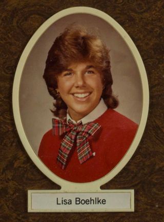 Beta Tau Chapter Composite Detail, Lisa Boehlke, 1983-1984