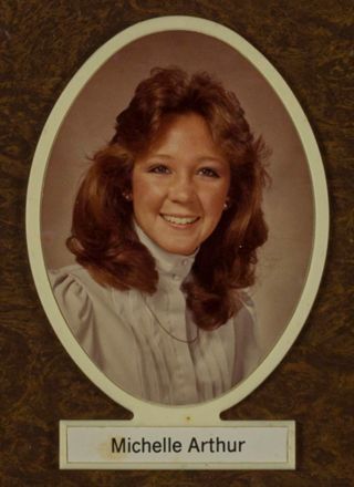 Beta Tau Chapter Composite Detail, Michelle Arthur, 1983-1984