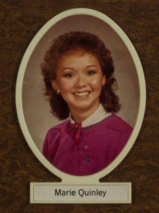 Beta Tau Chapter Composite Detail, Marie Quinley, 1983-1984