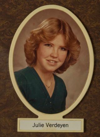 Beta Tau Chapter Composite Detail, Julie Verdeyen, 1983-1984