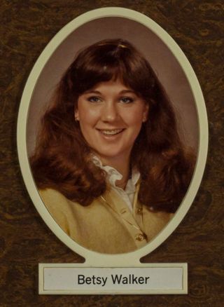 Beta Tau Chapter Composite Detail, Betsy Walker, 1983-1984