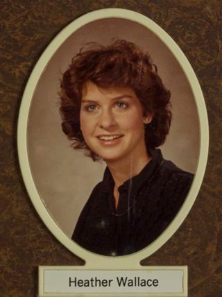 Beta Tau Chapter Composite Detail, Heather Wallce, 1983-1984