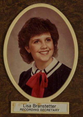 Beta Tau Chapter Composite Detail, Lisa Branstetter, 1983-1984