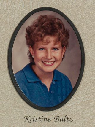 Beta Tau Chapter Composite Detail, Kristine Baltz, 1988-1989