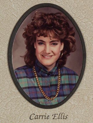 Beta Tau Chapter Composite Detail, Carrie Ellis, 1988-1989