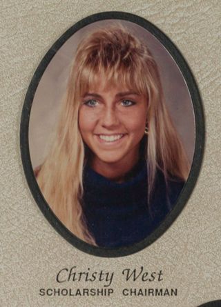 Beta Tau Chapter Composite Detail, Christy West, 1988-1989