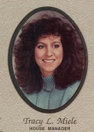 Beta Tau Chapter Composite Detail, Tracy L. Miele, 1988-1989