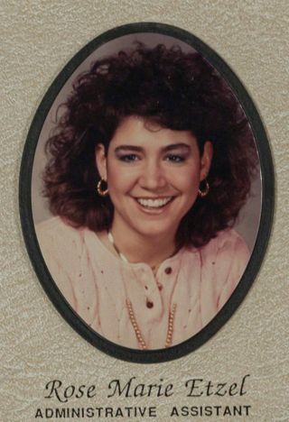 Beta Tau Chapter Composite Detail, Rose Marie Etzel, 1988-1989