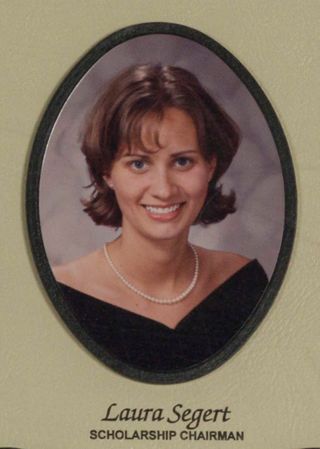 Beta Tau Chapter Composite Detail, Laura Segert, 1997-1998